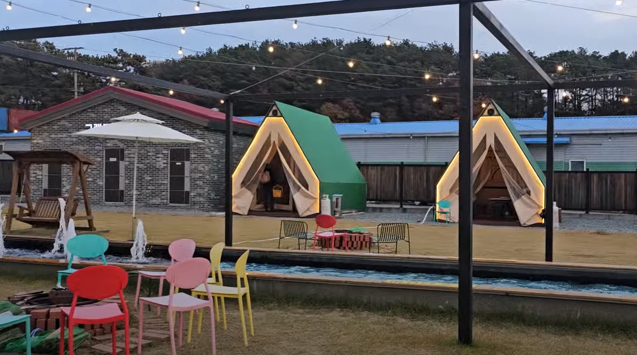 그랜드 바베큐장 전경