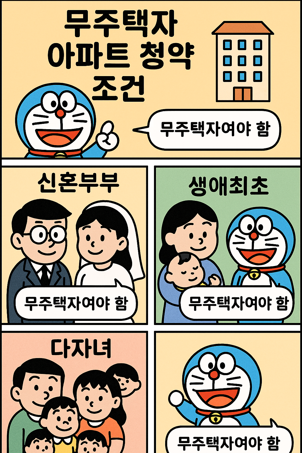 무주택자 아파트 청약 조건