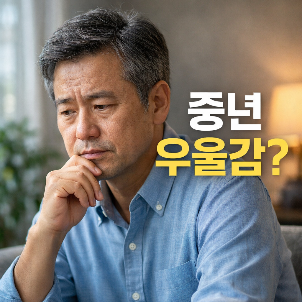 중년 우울감, 단순 스트레스가 아닌 이유와 꼭 알아야 할 심리 변화