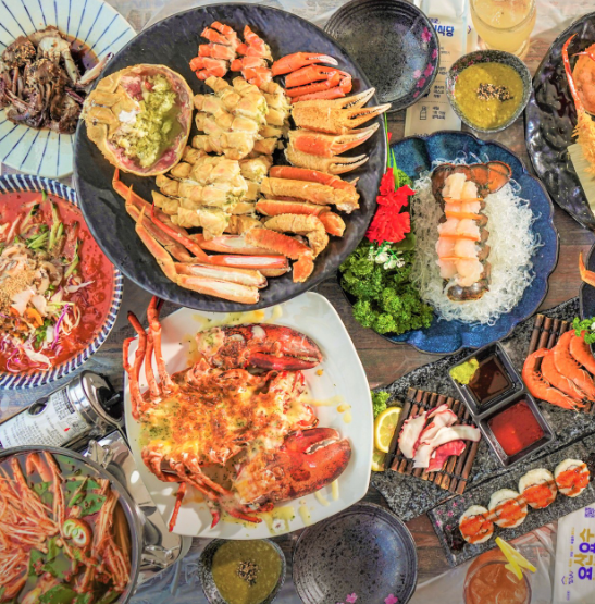 대게요리 한상차림