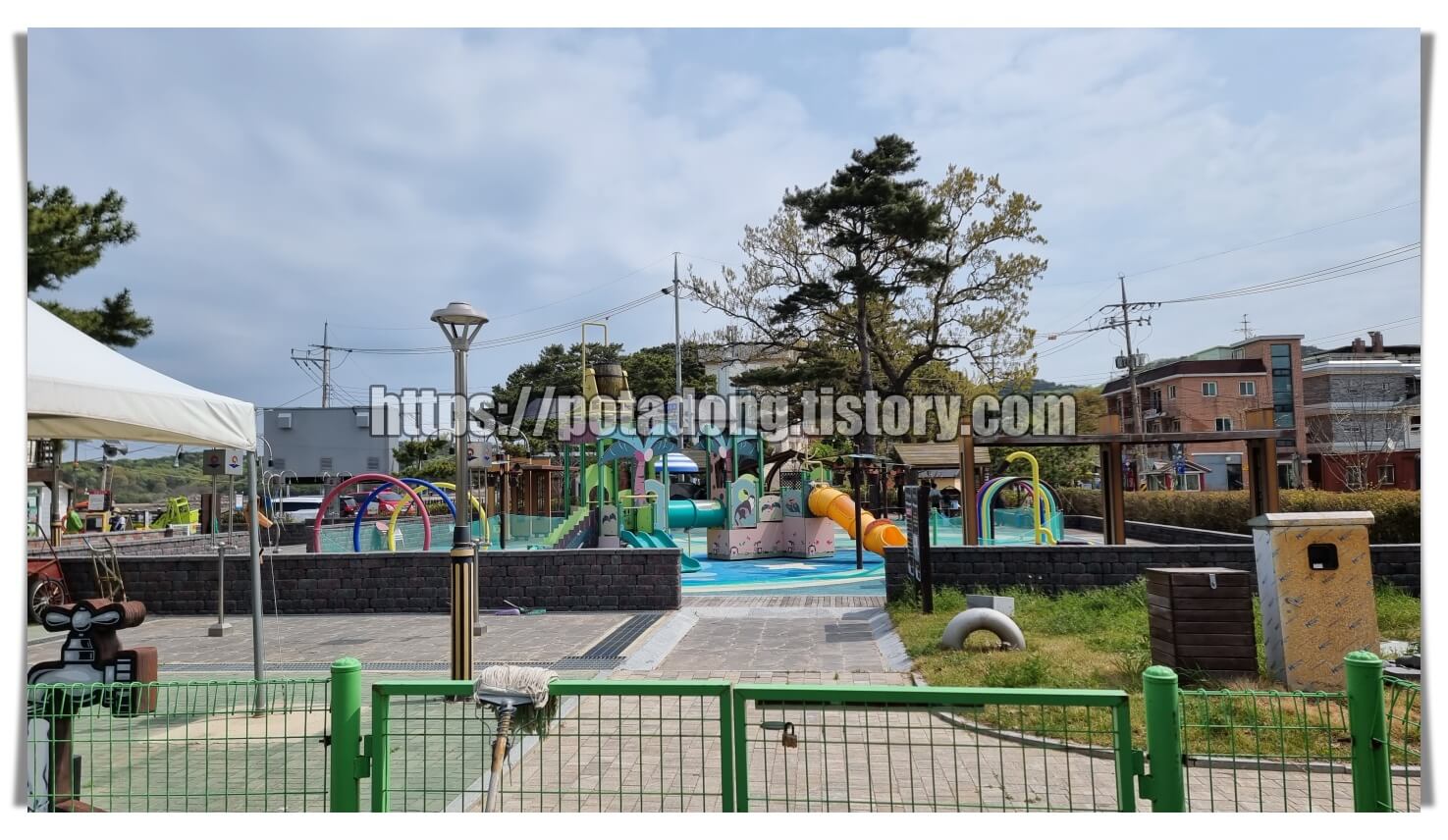 장경리해수욕장 야영장