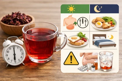 히비스커스 마시는 시간 섭취 타이밍 안내2