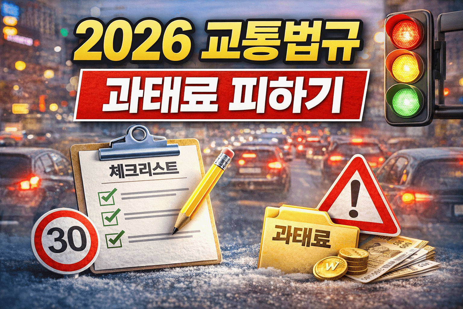 2026교통법규, 과태료 피하기