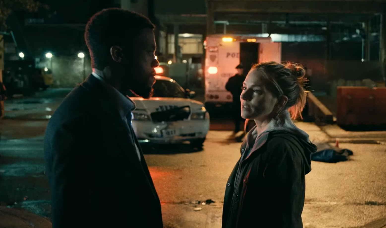 영화 21 Bridges 한 장면