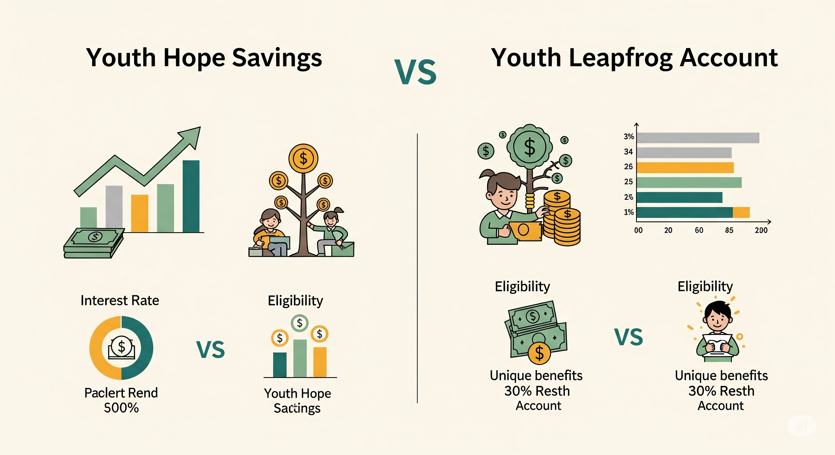 "청년희망적금 vs 청년도약계좌"에 대한 이미지입니다.
