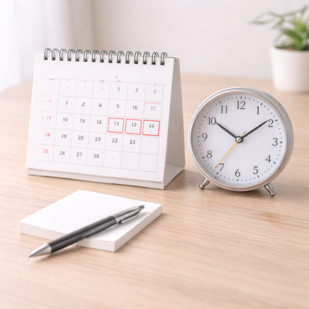 돌발성난청은 빠른 진료가 중요하다는 메시지를 상징하는 정물 이미지