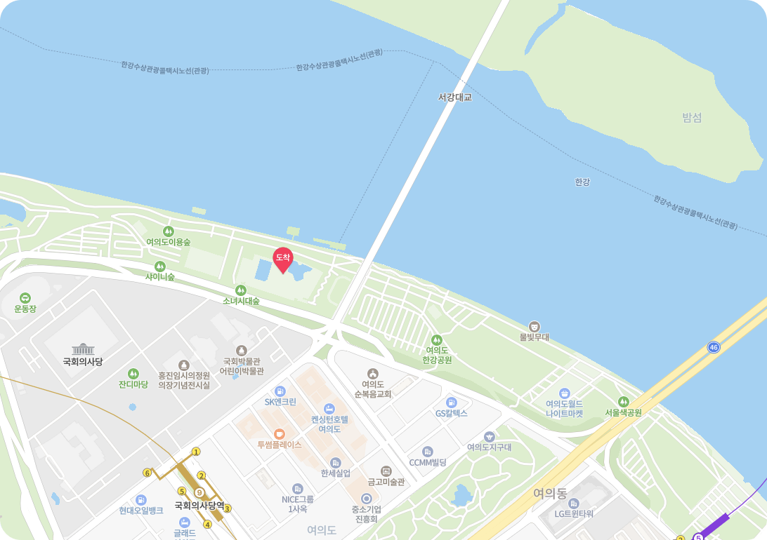 여의도수영장길찾기