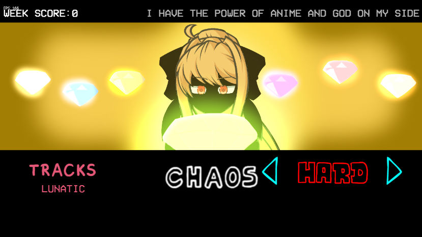 모니카가 부르는 카오스 모드 플레이화면1