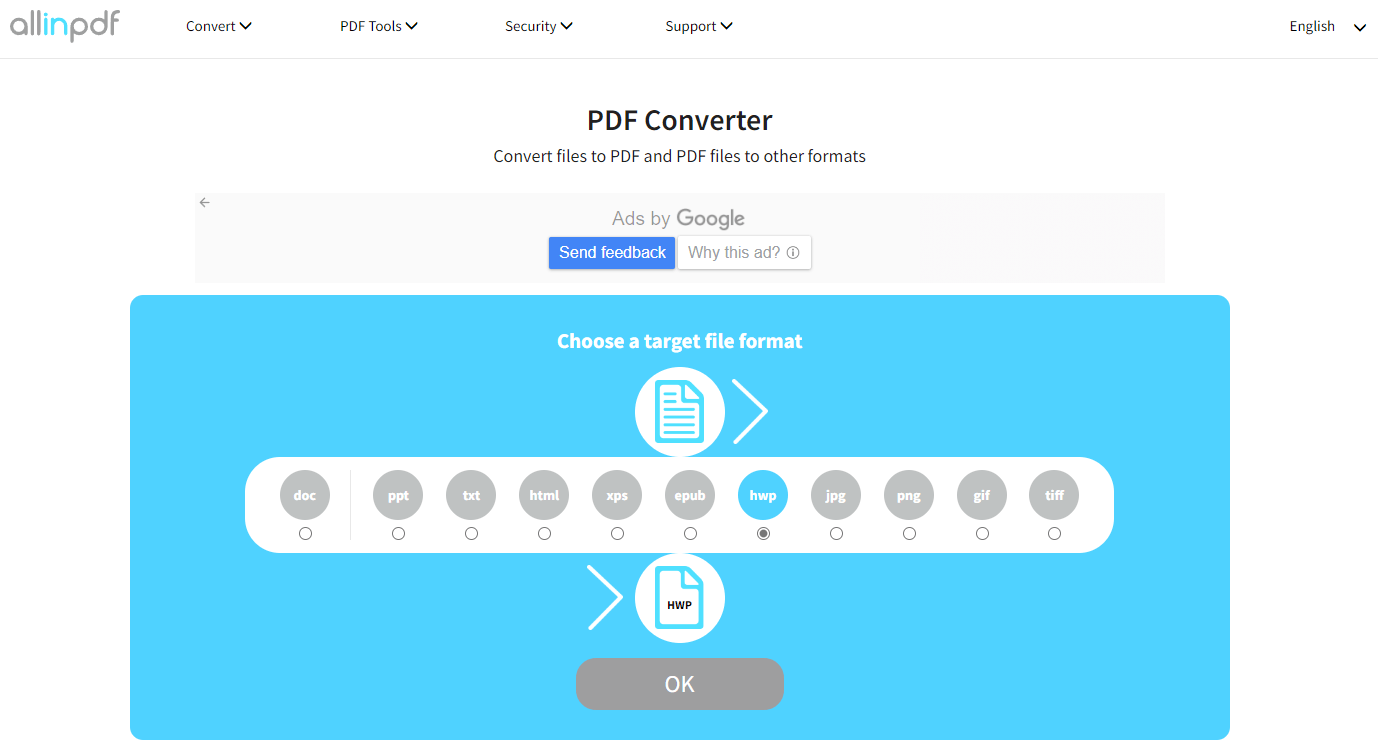 Allinpdf-파일변환-사이트