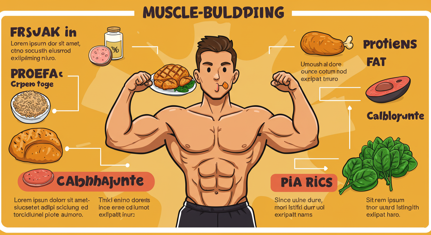 근육 식단 이미지