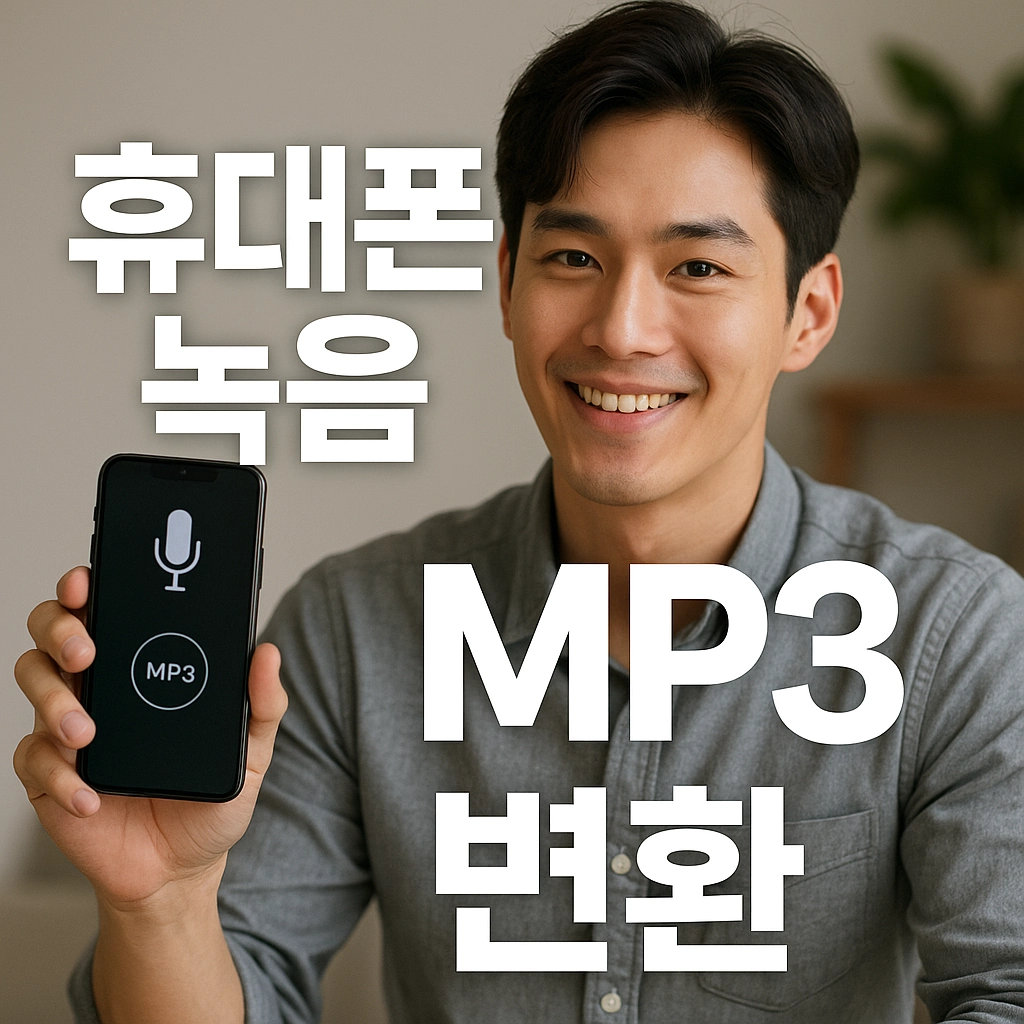 휴대폰 녹음 파일 MP3 변환하기, 무료 앱부터 음질 최적화까지 A to Z