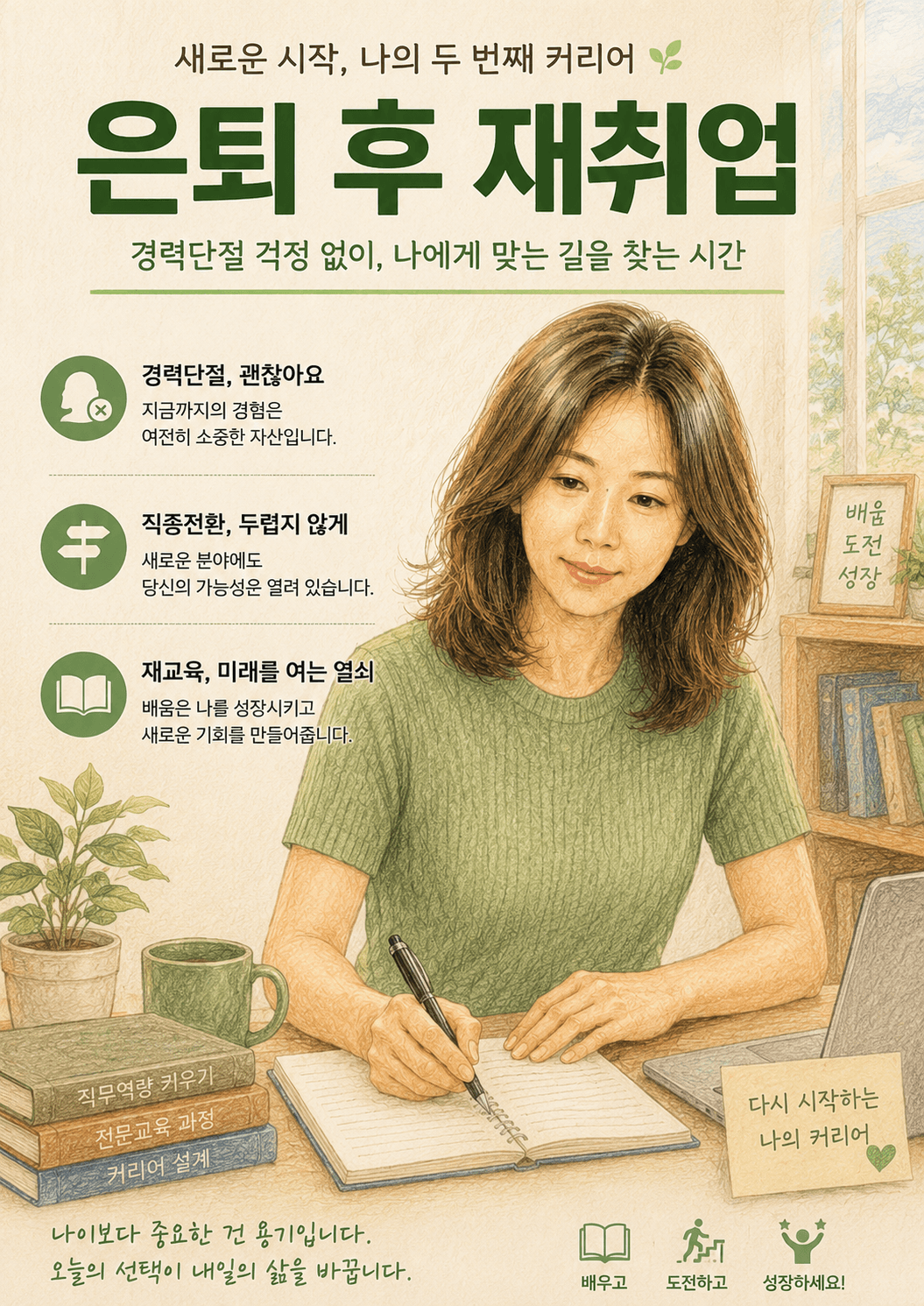 은퇴 후 재취업(경력단절,직종전환,재교육)