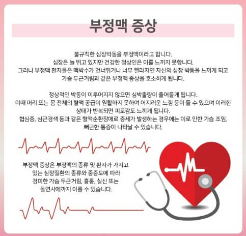 부정맥의 증상