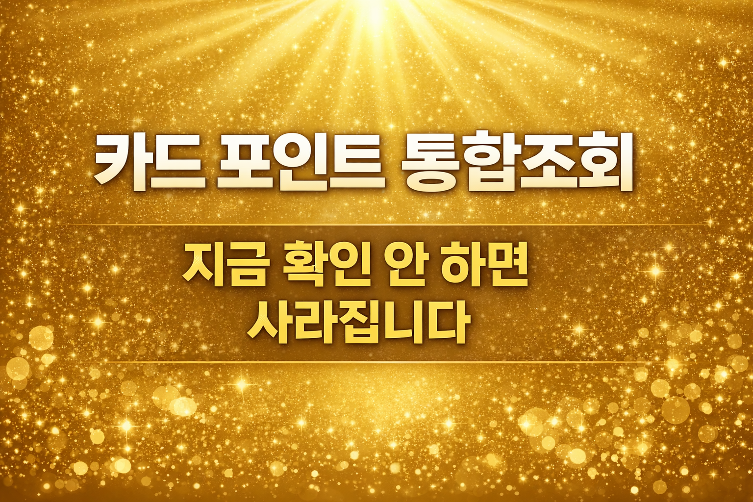 카드 포인트 통합조회 방법과 숨은 포인트 확인 안내 이미지 card point check guide