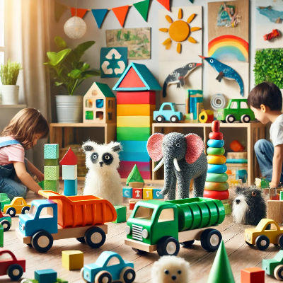 재활용품으로 다시 태어난 장난감