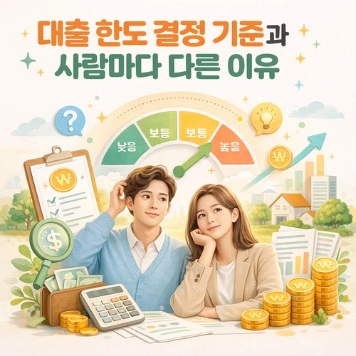 대출 한도 결정 기준과 사람마다 다른 이유 썸네일