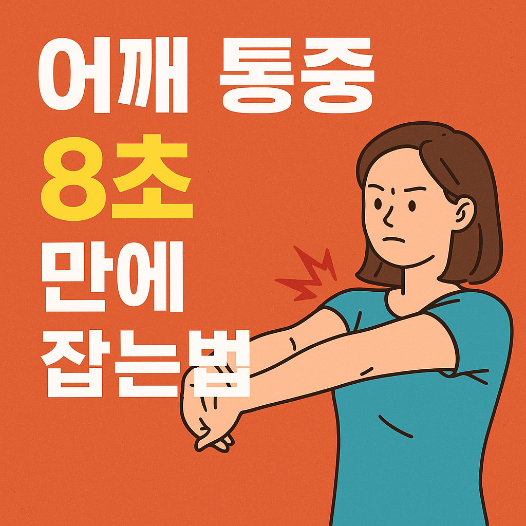 어깨 통증 8초만에 잡는법