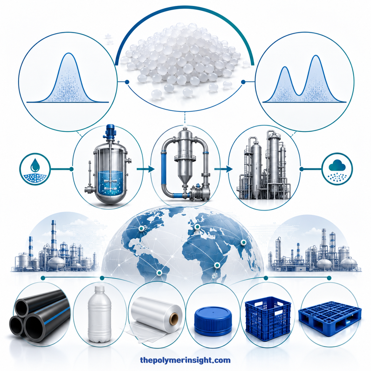Unimodal Bimodal HDPE Resin과 Slurry Gas Phase 제조공정 및 주요 용도