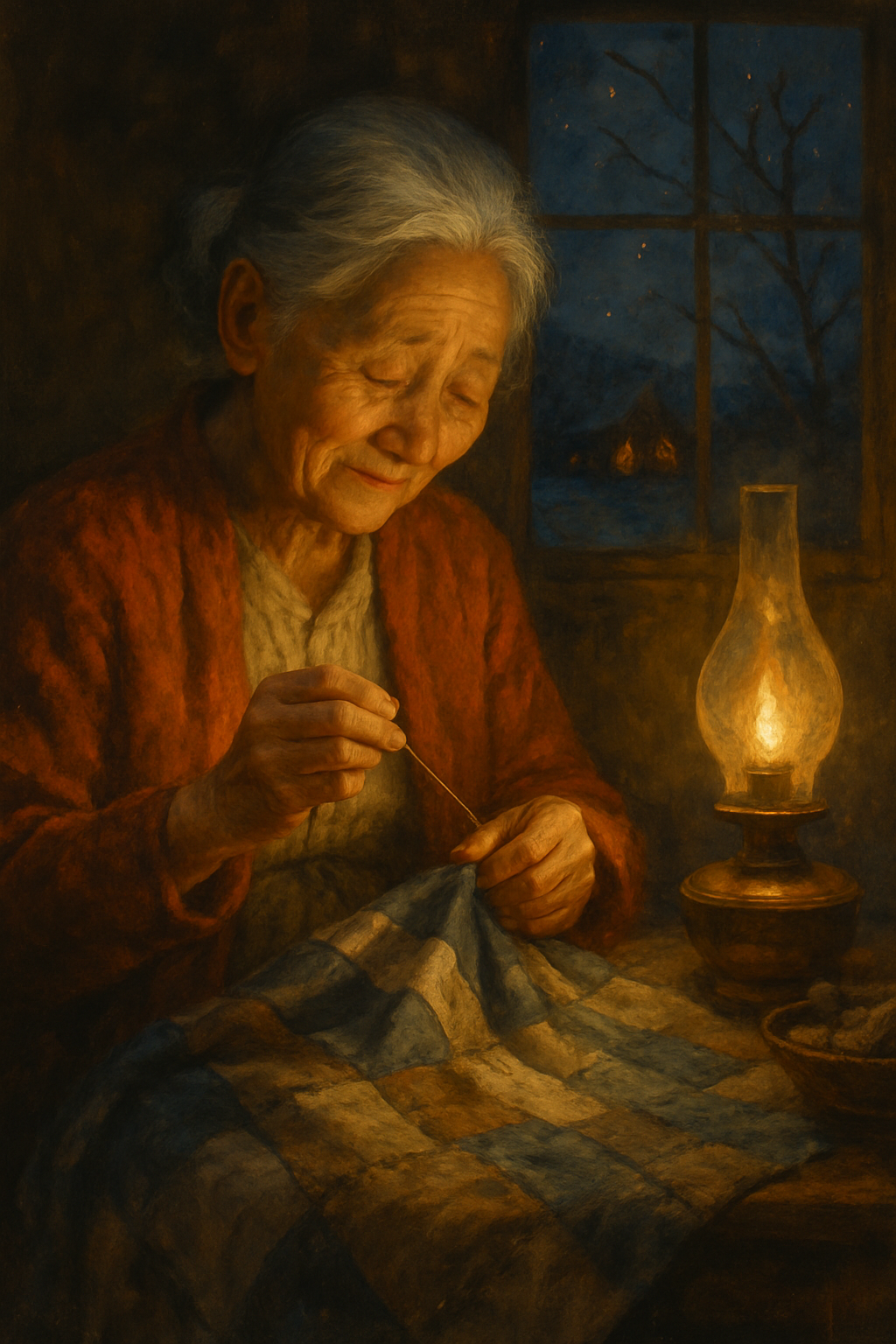 할매의 손바느질