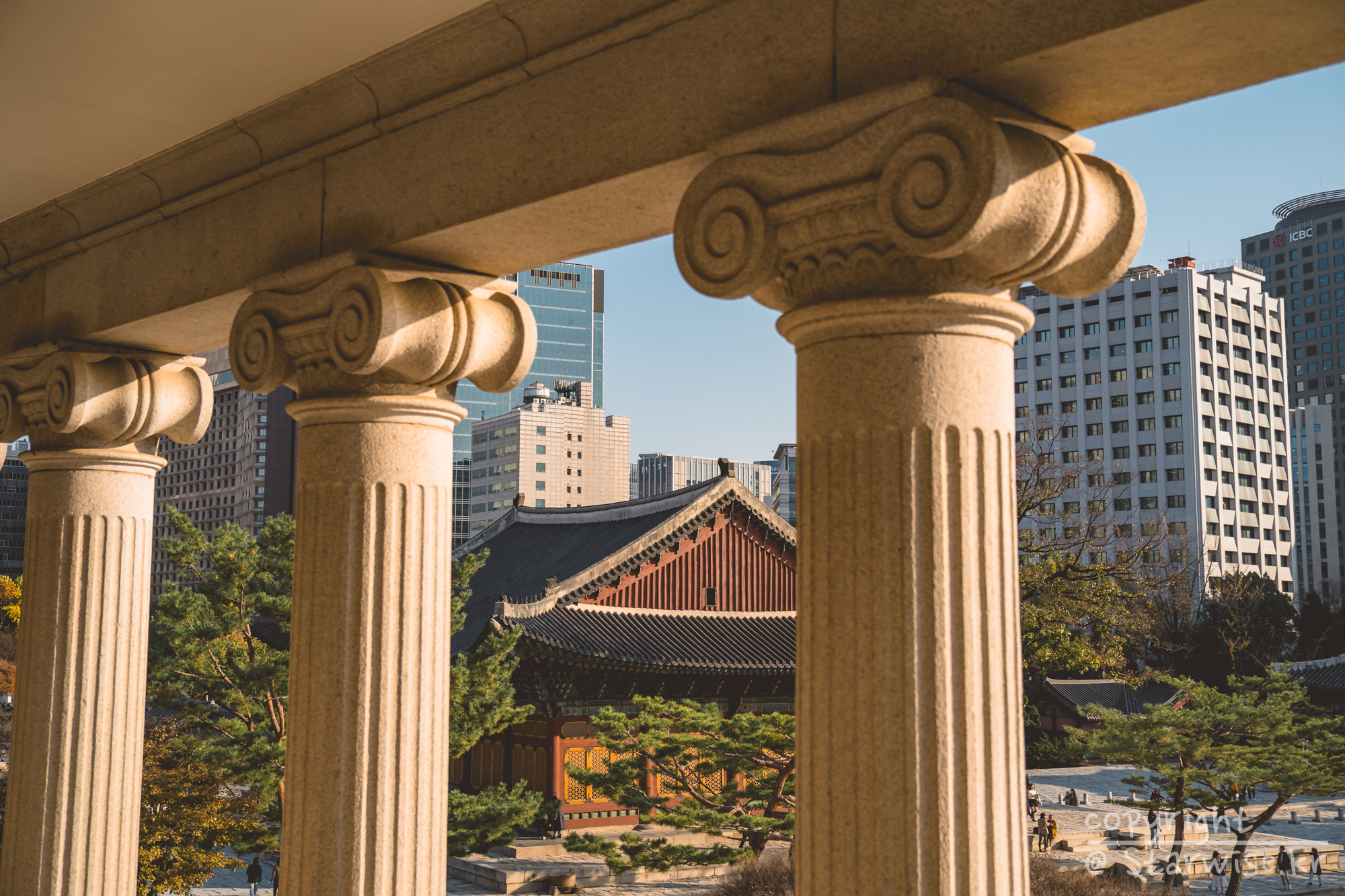 테라스에서 바라본 풍경