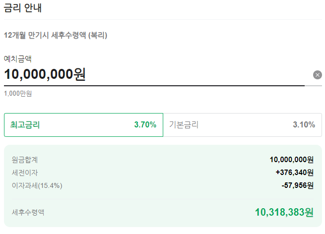 우체국 정기예금, 전액 예금자 보호