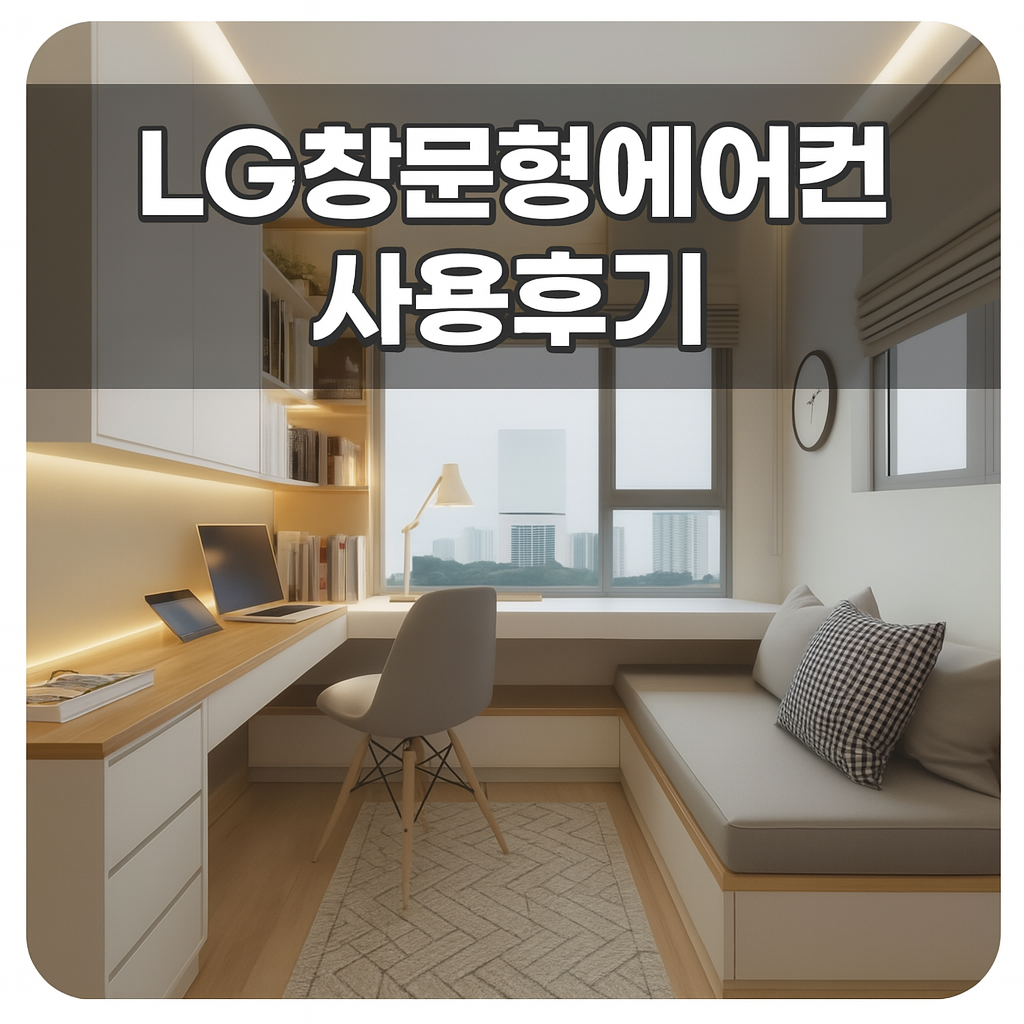 LG 창문형에어컨 사용후기