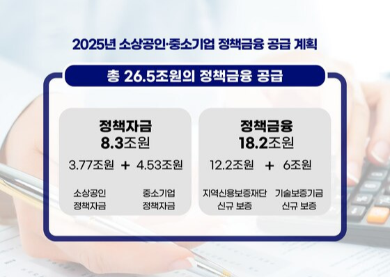 소상공인 지원 정책 예산 및 세부 항목