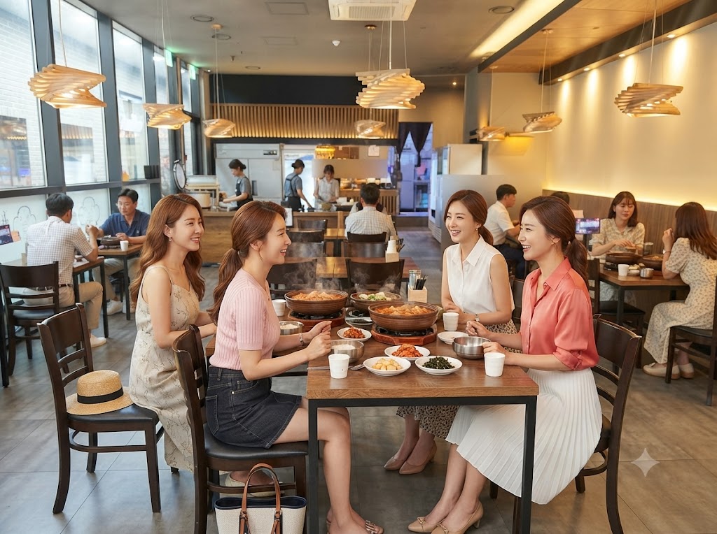 수유역 반나절 코스를 즐기고 있는 사람들