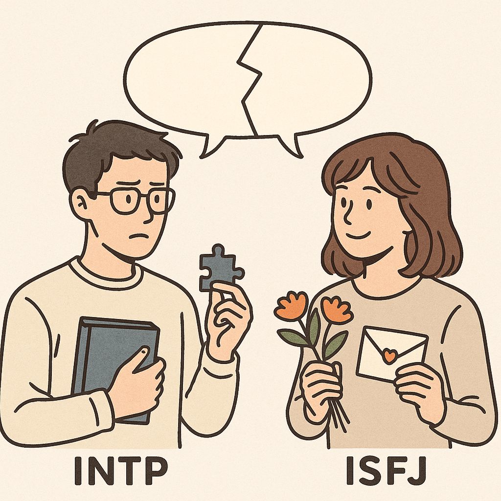 INTP 남자와 ISFJ 여자, 정말 잘 맞을 수 있을까? 관계 심리 완벽 분석