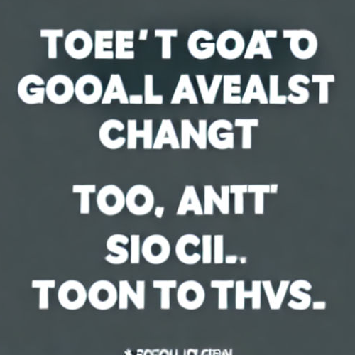 목표 설정, 이대로는 안돼. 목표를 달성하려면 지금 바꿔야 할 습관