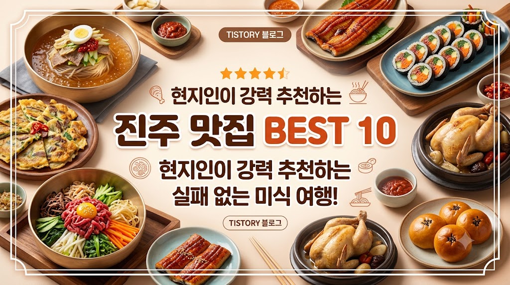 진주 맛집 베스트10
