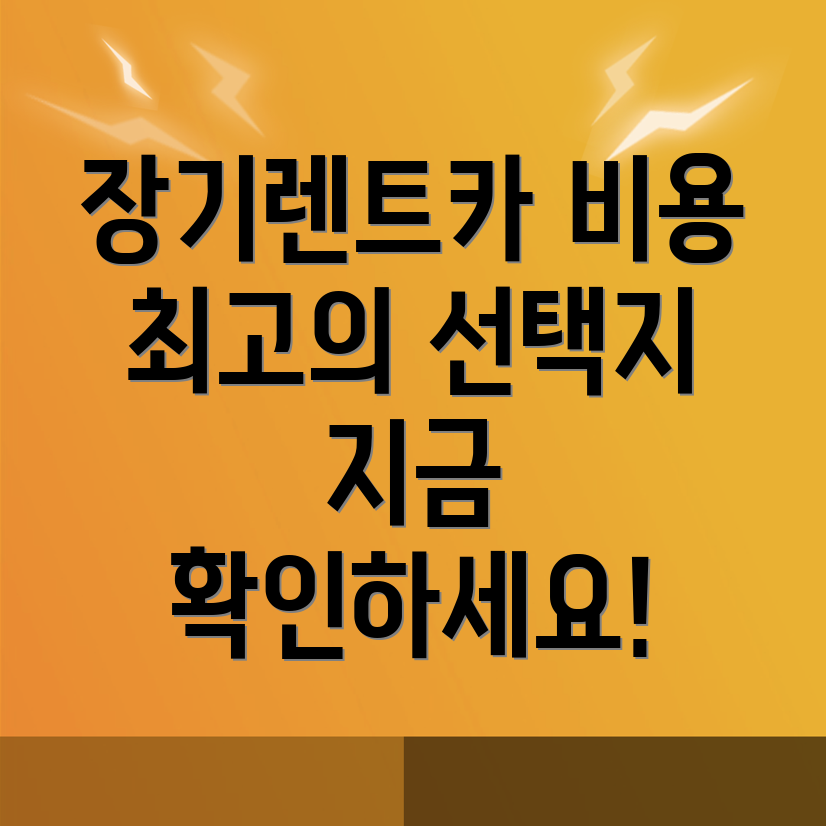 장기렌트카
