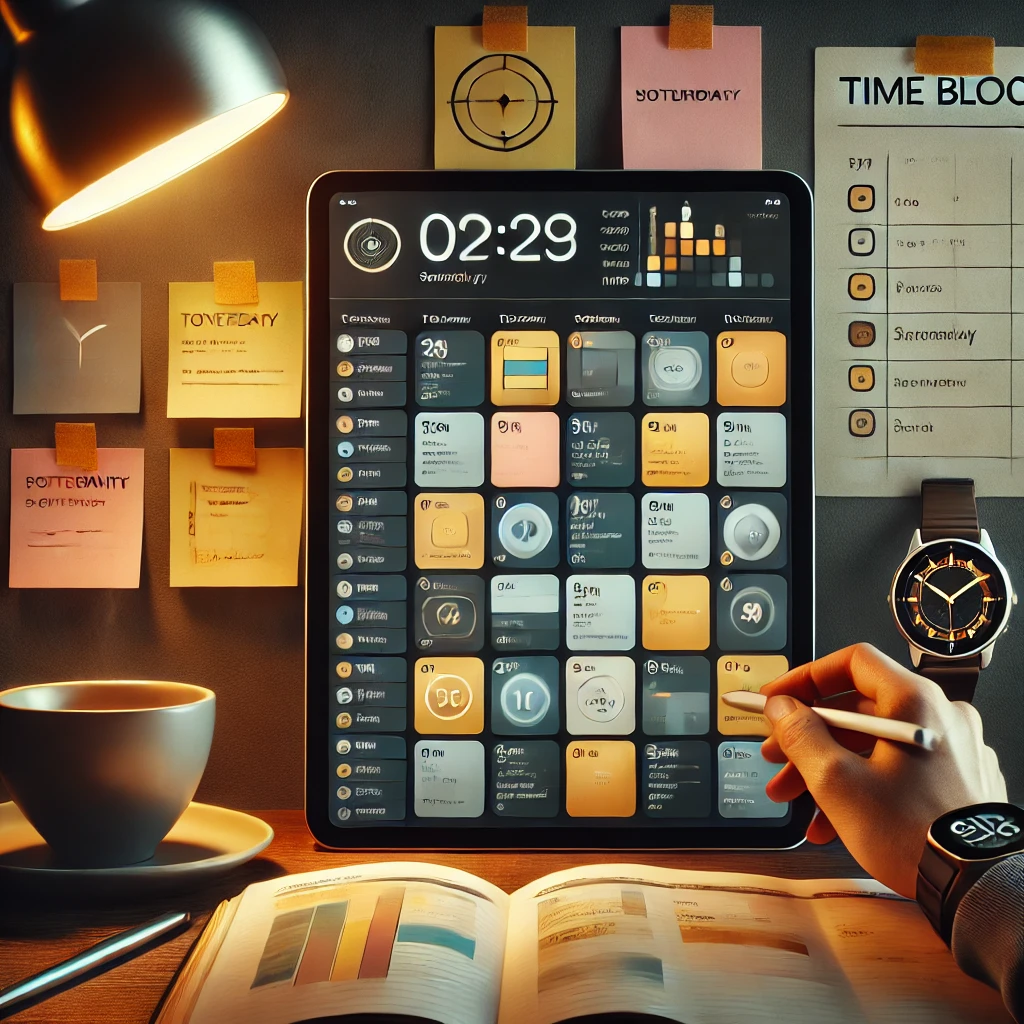 타임 블로킹(Time Blocking): 하루 일정을 블록으로 나누기