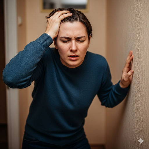 이석증과 어지러움증 관련된 이미지