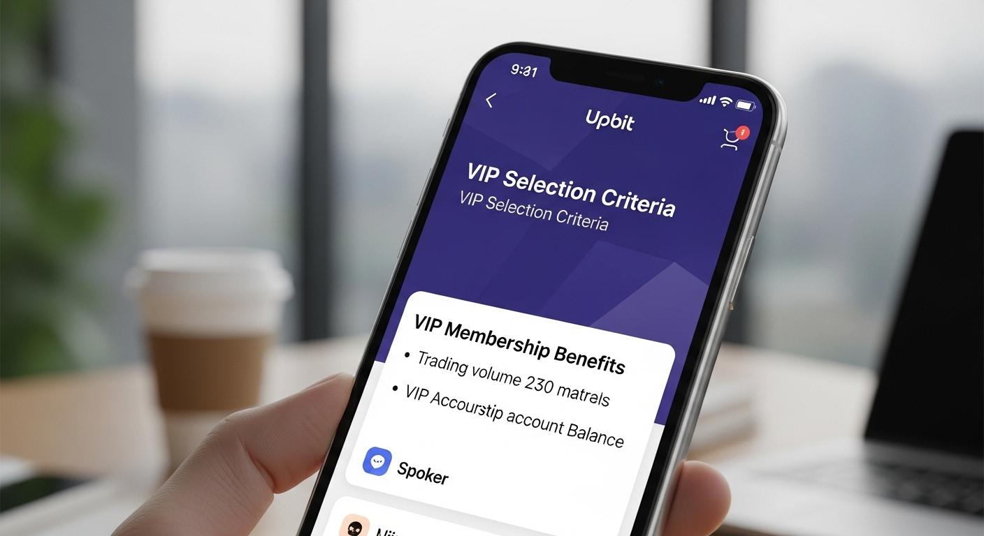 업비트 vip 선정기준