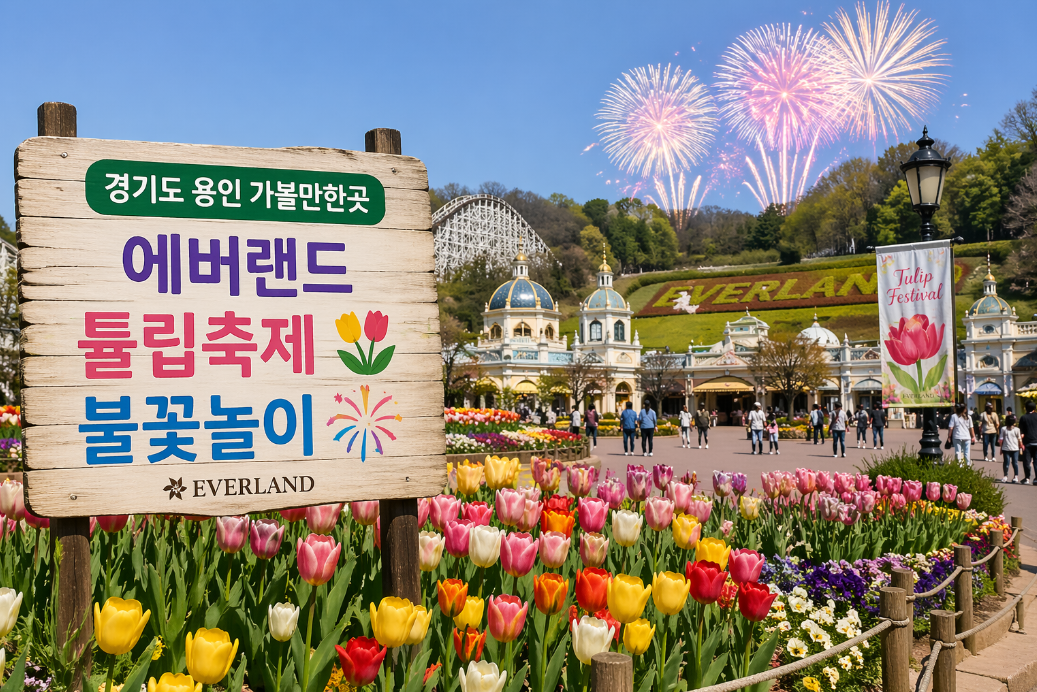 용인 에버랜드 튤립축제 불꽃놀이 할인혜택, 이것만 알면 끝
