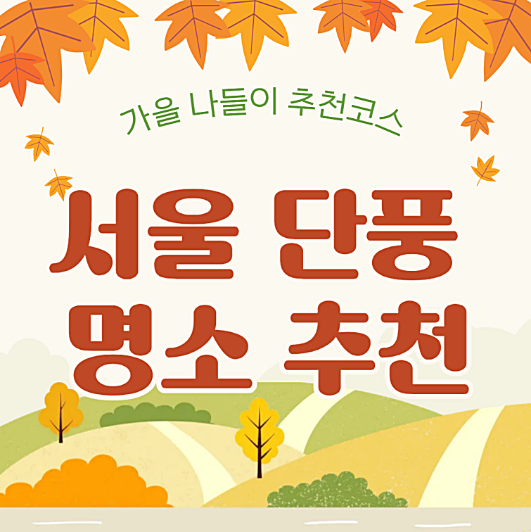 2024 전국 단풍 명소 추천 및 축제