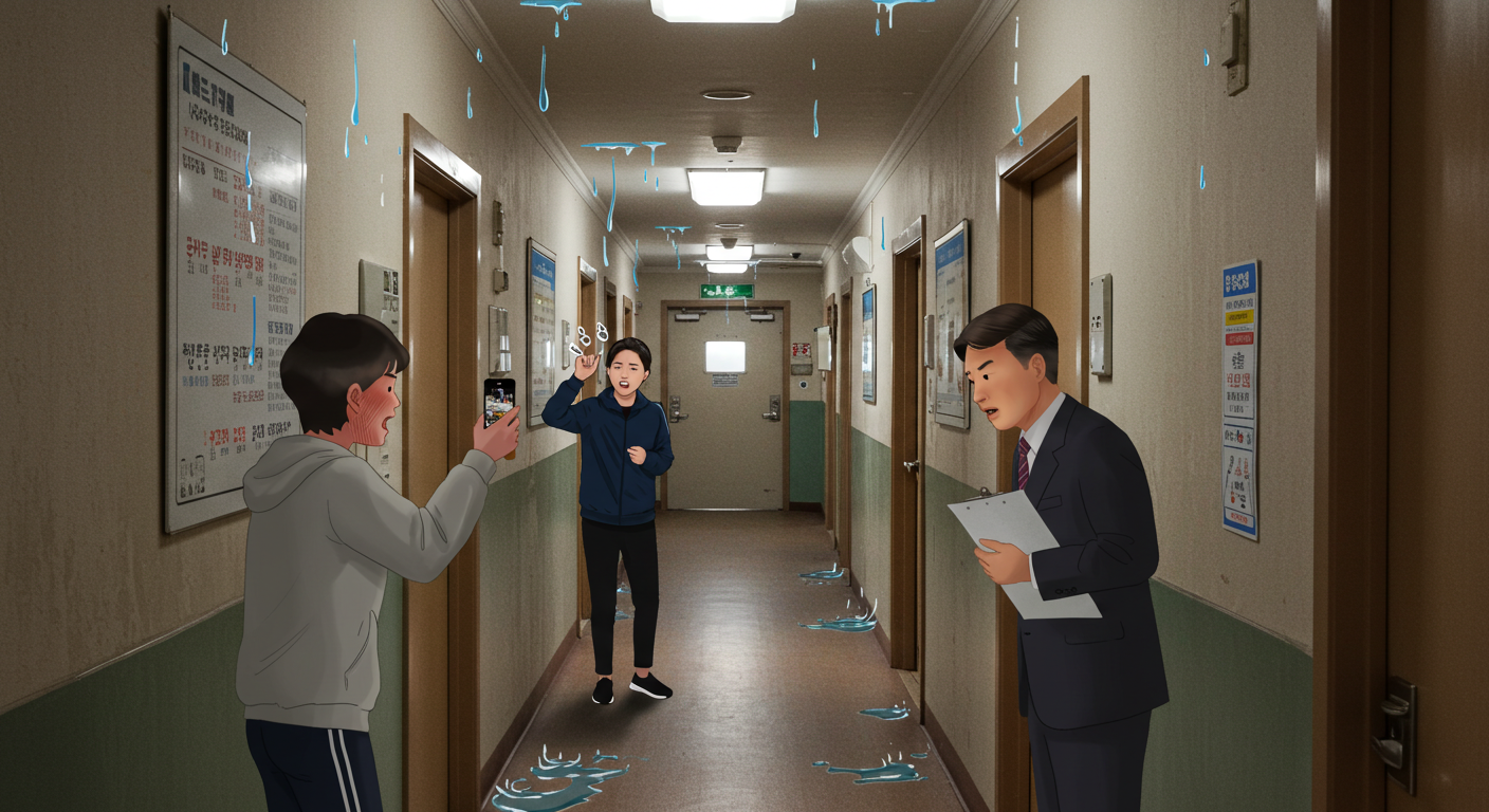 집주인책임, 아랫집피해