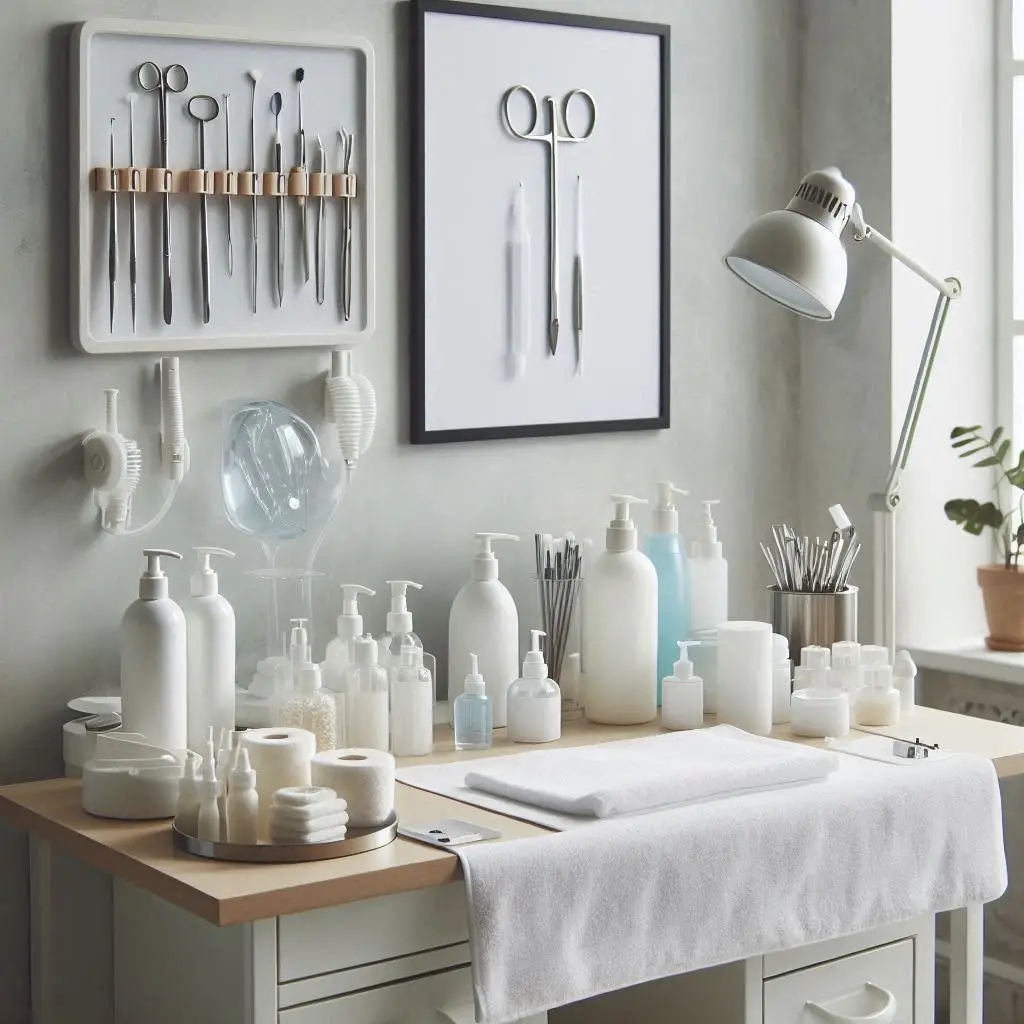 피부,체형관리 샵 배경