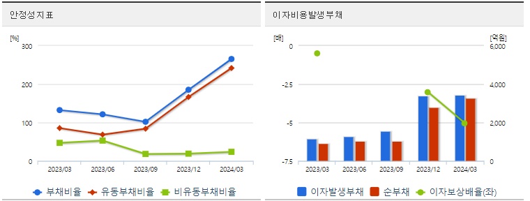 금양 주가 안정성