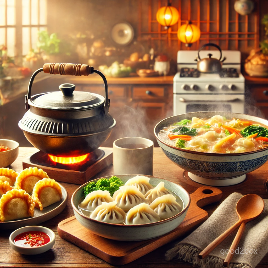 만두 조리 사진