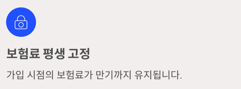 비갱신 암보험