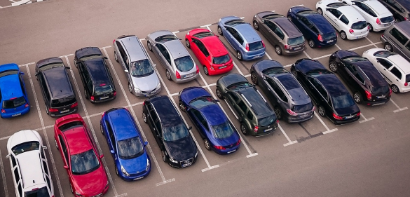 주차장 주차 모습