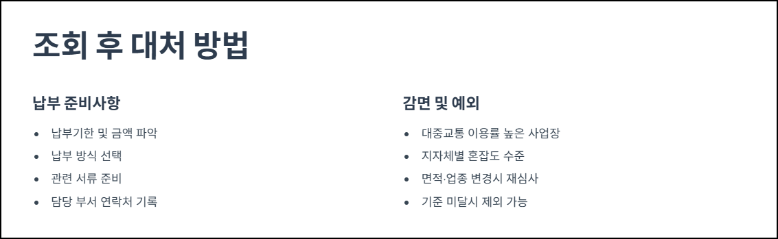 조회 후 대처 방법
