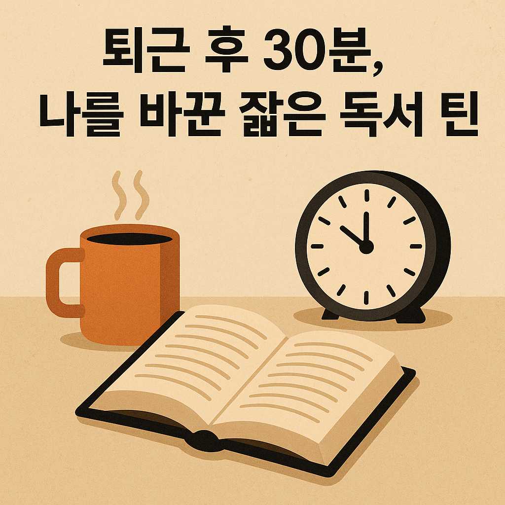 30분 짧은 독서 루틴