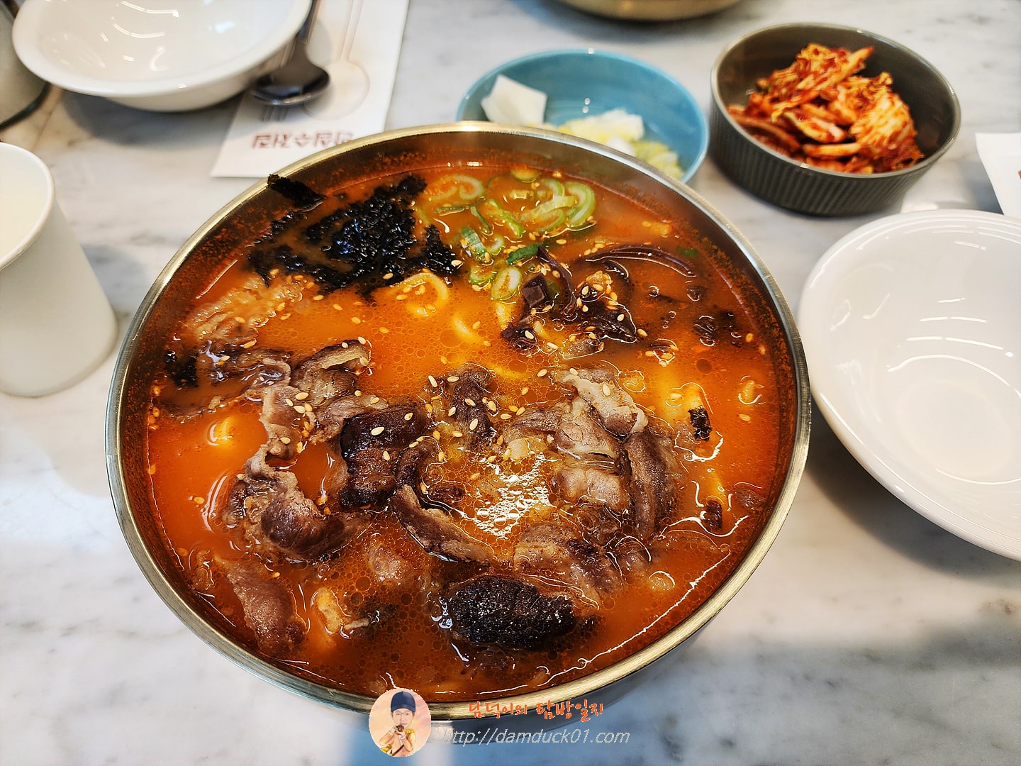 고기 장칼국수