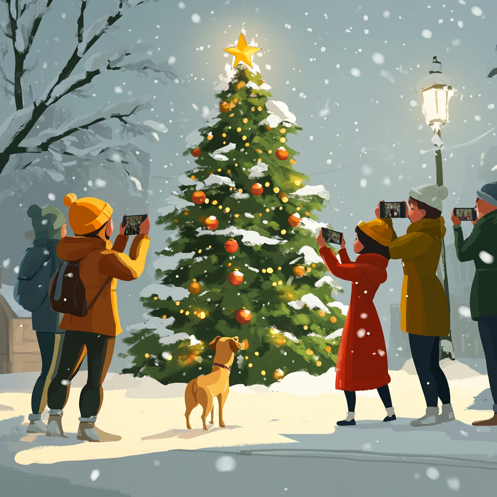 가족을 위한 크리스마스 인사