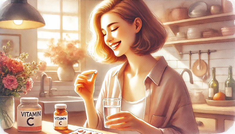 비타민C 과다 섭취에 대한 이미지