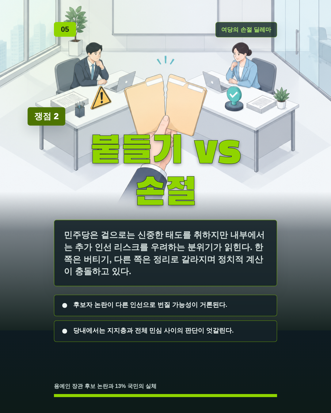 붙들기 vs 손절