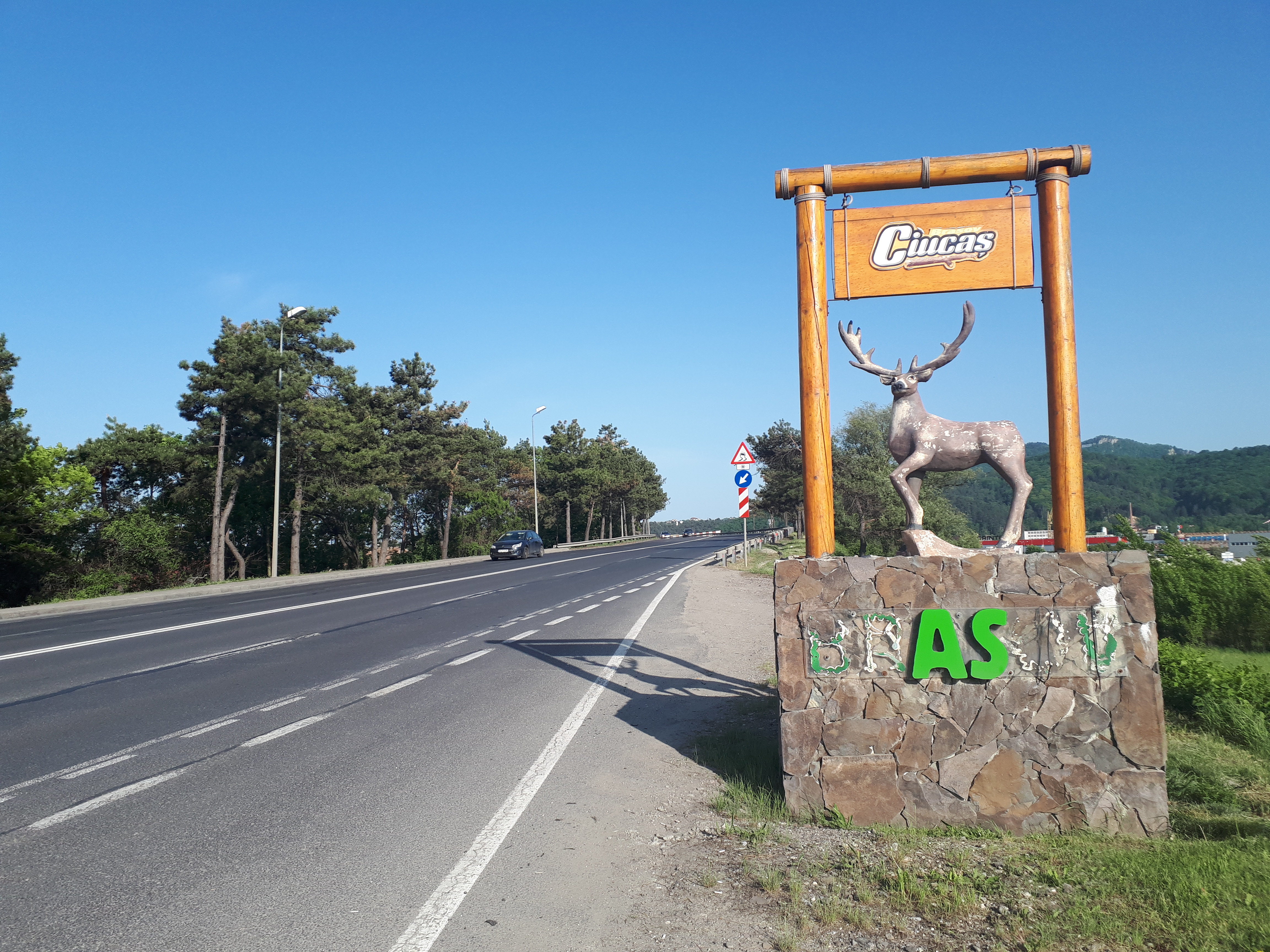 루마니아 브라쇼브 이정표